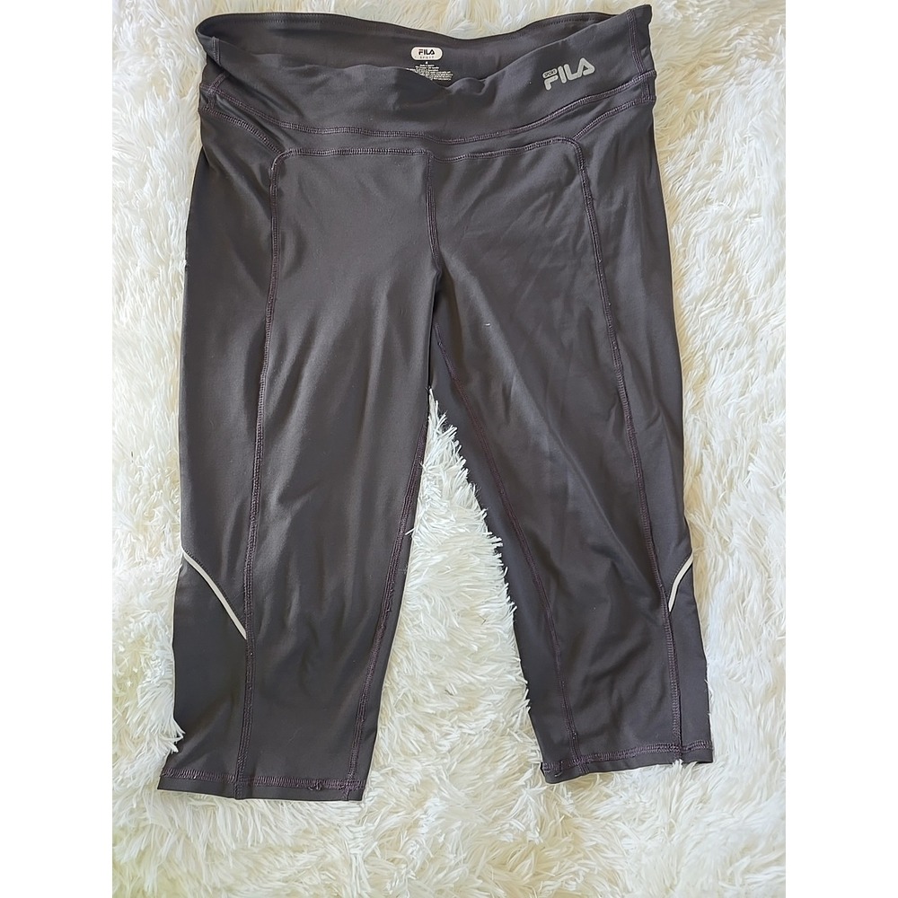 Fila Sport Womens Active‎ Cropped Leggings Size Medium Black